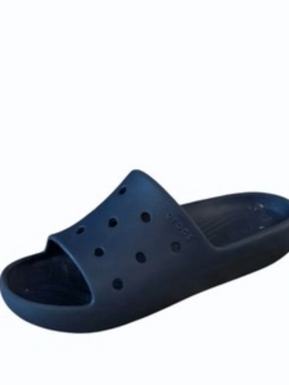 Crocs Blue Slides Womens 9 Mens 7